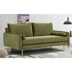 Villeda 70 W Polyester Square Arms Sofa
