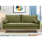 Villeda 70 W Polyester Square Arms Sofa