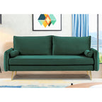 Villeda 70 W Polyester Square Arms Sofa