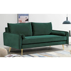 Villeda 70 W Polyester Square Arms Sofa