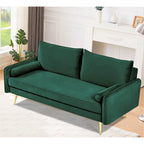 Villeda 70 W Polyester Square Arms Sofa