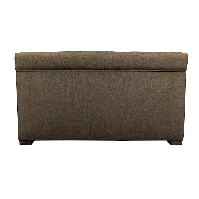 Angela 8-button Tufted Sand Storage Trunk Bench