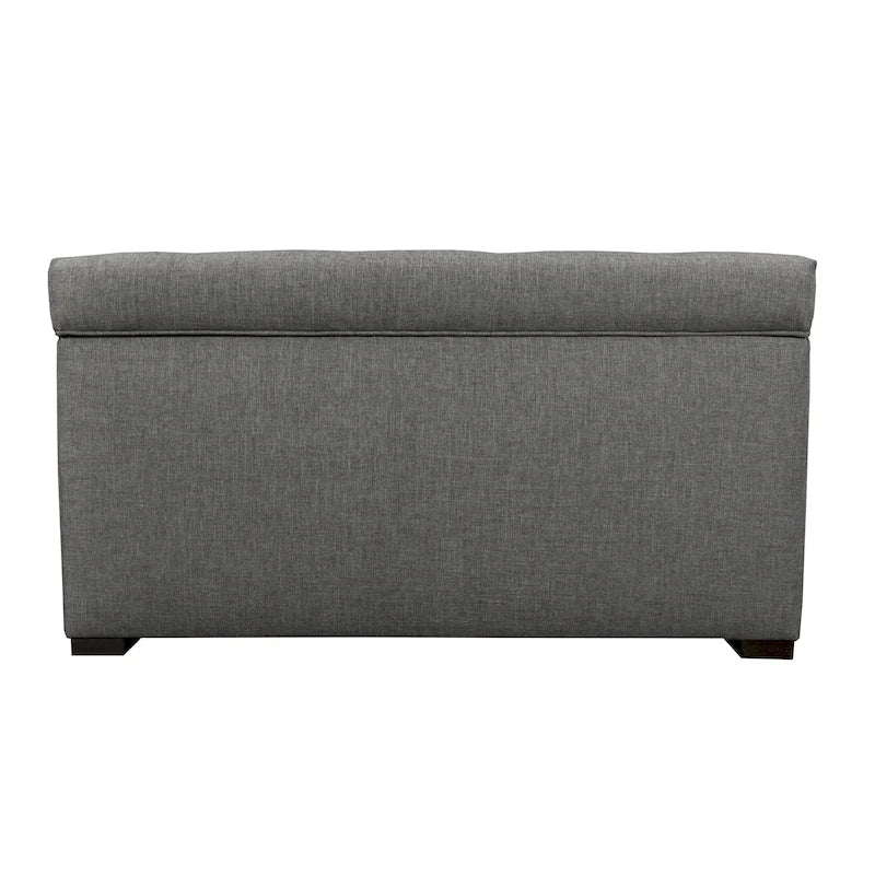 Angela 8-button Tufted Sand Storage Trunk Bench