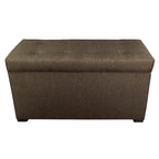 Angela 8-button Tufted Sand Storage Trunk Bench