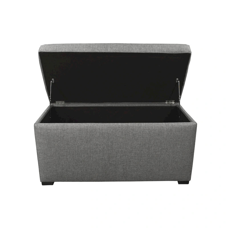 Angela 8-button Tufted Sand Storage Trunk Bench