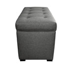 Angela 8-button Tufted Sand Storage Trunk Bench