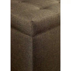 Angela 8-button Tufted Sand Storage Trunk Bench