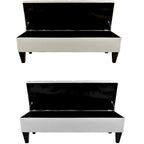 Sachi Diamond Tufted Upholstered Storage Bench