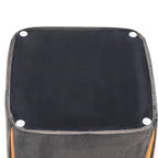 Adeco 14  Small Ottoman Footrest Stool- Velvet Seating Stool Ottoman