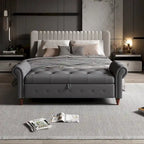 63  Bed Bench Entryway Storage Bench for Living Room Bedroom