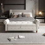 63  Bed Bench Entryway Storage Bench for Living Room Bedroom
