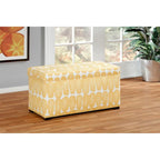 Angela by Sole Designs Upholstered Storage Ottoman Bench