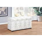 Angela by Sole Designs Upholstered Storage Ottoman Bench