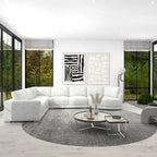 Laguna 165.5  L-Shape Modular Sectional Sofa with Chaise Lounge