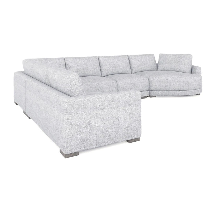 Laguna 165.5  L-Shape Modular Sectional Sofa with Chaise Lounge