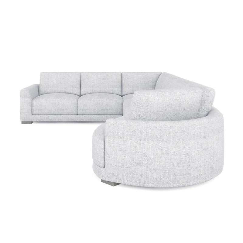 Laguna 165.5  L-Shape Modular Sectional Sofa with Chaise Lounge