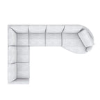 Laguna 165.5  L-Shape Modular Sectional Sofa with Chaise Lounge