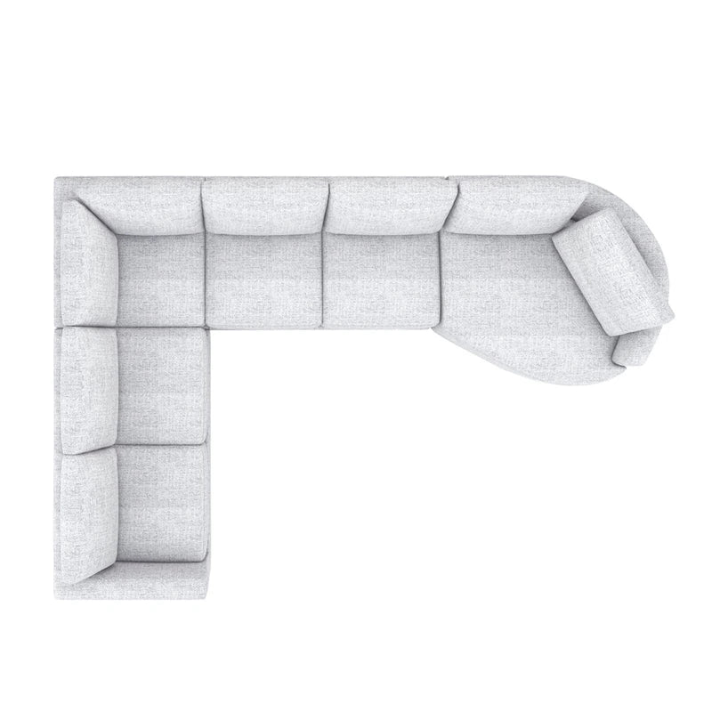 Laguna 165.5  L-Shape Modular Sectional Sofa with Chaise Lounge