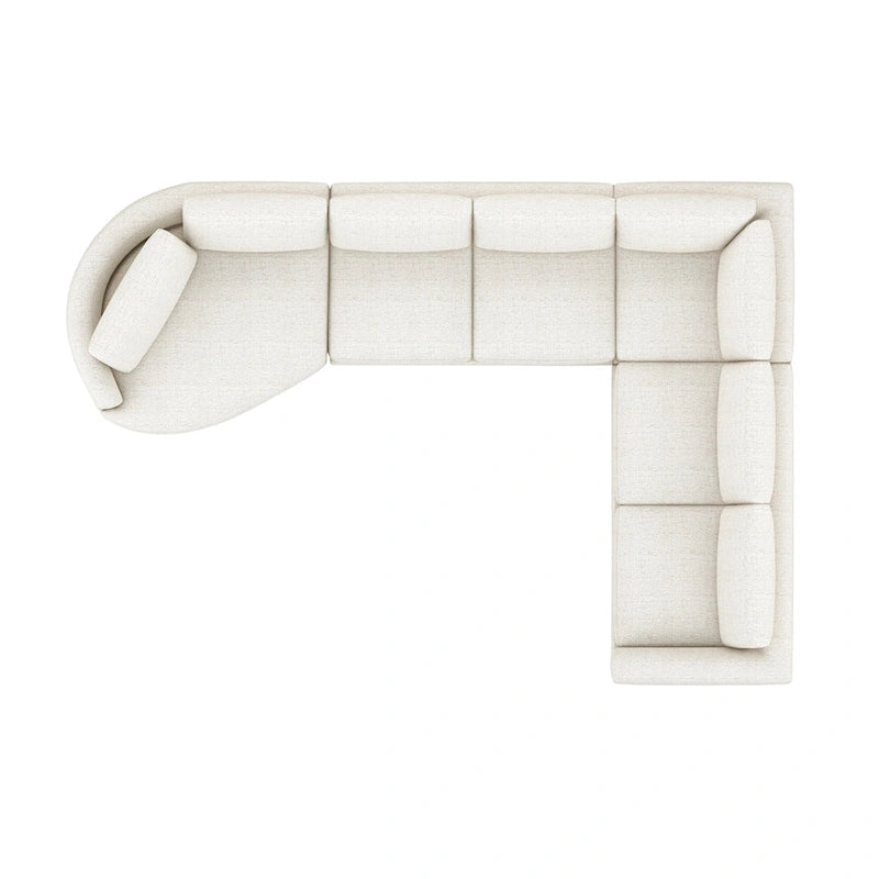 Laguna 165.5  L-Shape Modular Sectional Sofa with Chaise Lounge