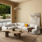 Laguna 165.5  L-Shape Modular Sectional Sofa with Chaise Lounge