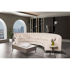 Velvet Sofas & Couches 4 Seats Round shape - 142