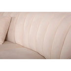 Velvet Sofas & Couches 4 Seats Round shape - 142