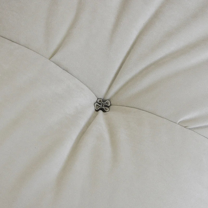 89  Modern Section Sofa with Arms Velvet Fabric Sofa For Living Room