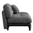 89  Modern Section Sofa with Arms Velvet Fabric Sofa For Living Room