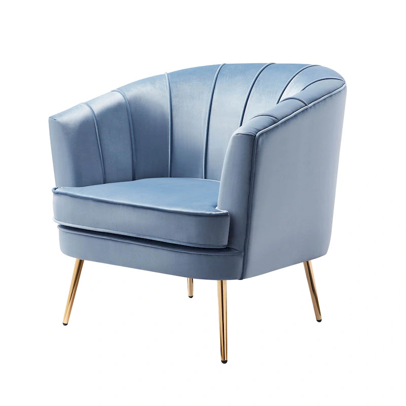 Delicia Contemporary Upholstered Accent Chair by Furniture of America