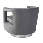 Stark Modern Velvet Swivel Accent Chair