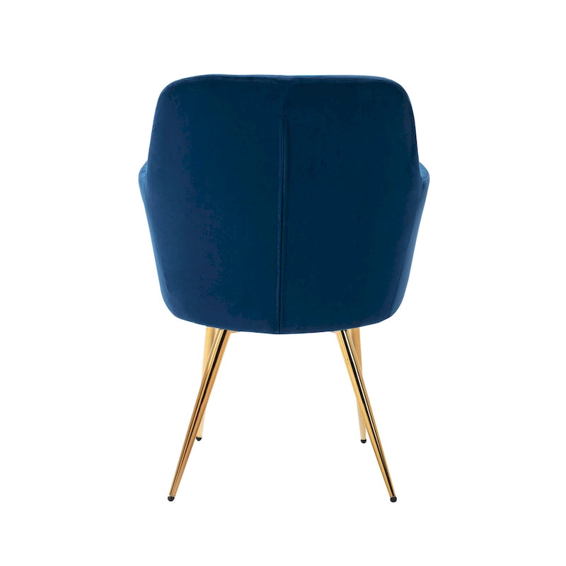 Porthos Home Gemma Velvet and Goldtone Metal Accent Chair