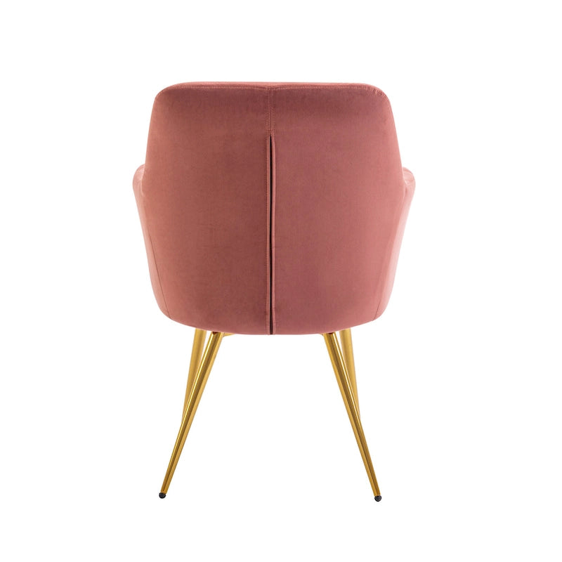 Porthos Home Gemma Velvet and Goldtone Metal Accent Chair