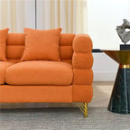 Oversized 2 Seater Sectional Sofa, Living Room Fabric Sectional Sofa