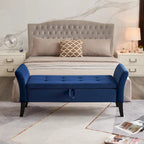 Aukfa Armed Storage Bench for Bedroom Entryway Living Room