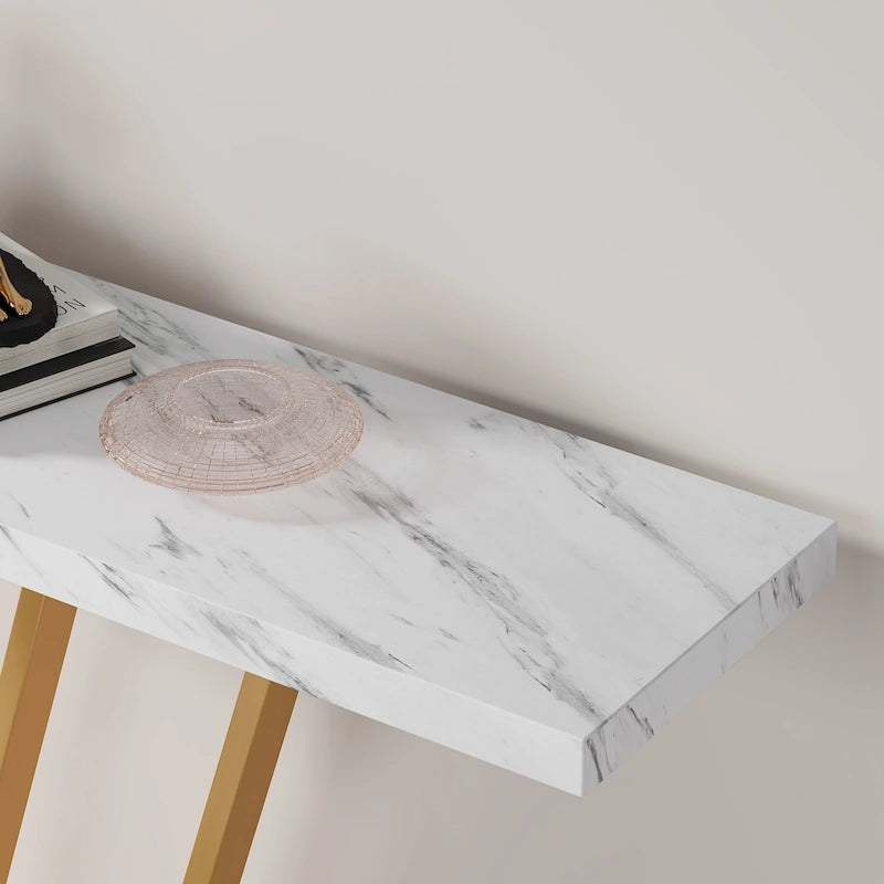 43.3 Console table, Hallway Table Industrial Display Shelf for Entry Way, Hallway, Couch, Living Room, Kitchen, Foyer