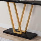 43.3 Console table, Hallway Table Industrial Display Shelf for Entry Way, Hallway, Couch, Living Room, Kitchen, Foyer