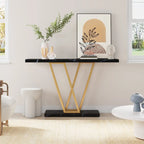 43.3 Console table, Hallway Table Industrial Display Shelf for Entry Way, Hallway, Couch, Living Room, Kitchen, Foyer