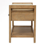 43  Entryway Storage Bench Shoe Rack with Cushioned Seat and Drawers