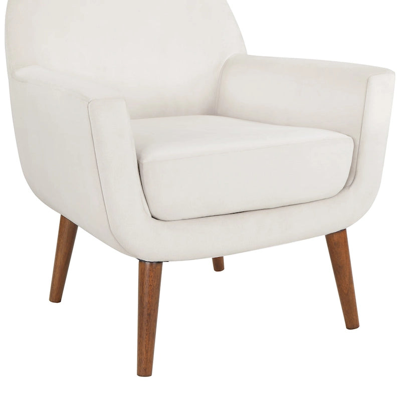 Mid-Century Velvet Arm Chair