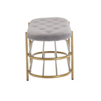 SEYNAR 40  Velvet Upholstered Living Room Bench with Double shoe rack