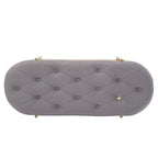 SEYNAR 40  Velvet Upholstered Living Room Bench with Double shoe rack