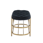 SEYNAR 40  Velvet Upholstered Living Room Bench with Double shoe rack