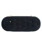 SEYNAR 40  Velvet Upholstered Living Room Bench with Double shoe rack