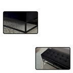 Metal Base Bed Bench with Storage