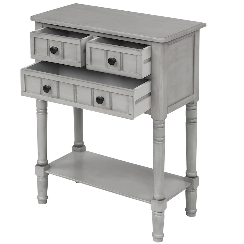 Copper Grove Colby 3-drawer Console Table with Bottom Shelf