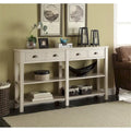 72  Console Table with 4 Drawers
