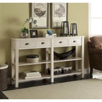 72  Console Table with 4 Drawers
