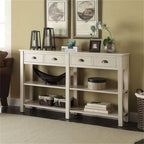 72  Console Table with 4 Drawers