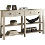 72  Console Table with 4 Drawers