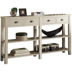 72  Console Table with 4 Drawers